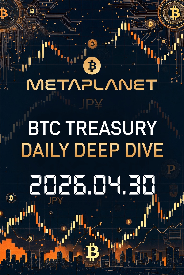 メタプラネット BTC Treasury Daily Deep Dive 〜2026年4月30日版〜