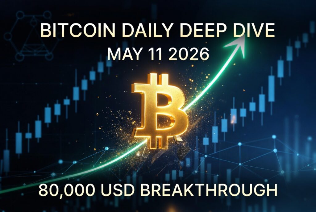2026年5月11日 ビットコイン毎日深掘りレポート｜80,000ドル突破後の最新分析と今日の価格予想