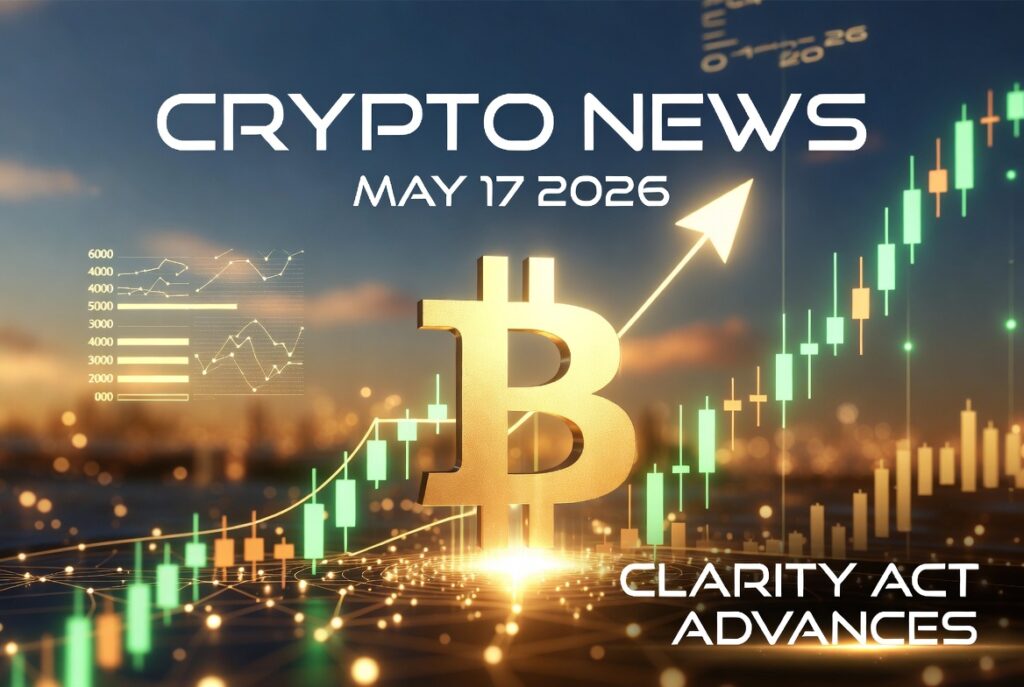 2026年5月17日 仮想通貨ニュース｜CLARITY Act上院通過とBTC78,000ドル下落