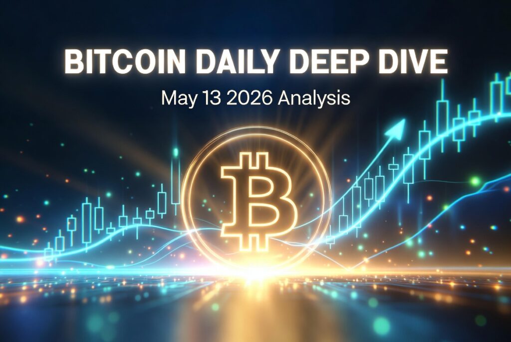 ビットコイン価格分析｜2026年5月13日 BTCは80,000ドル台で膠着？今日の予想レンジと注目ポイント