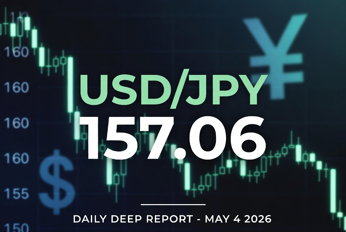 2026年5月4日 ドル円毎日深掘りレポート｜157円台で介入リスク警戒・今日の予想レンジ徹底解説