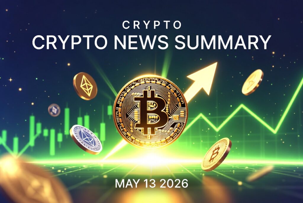 2026年5月13日 仮想通貨ニュースまとめ｜BTC8万ドル台回復・規制明確化法案が前進
