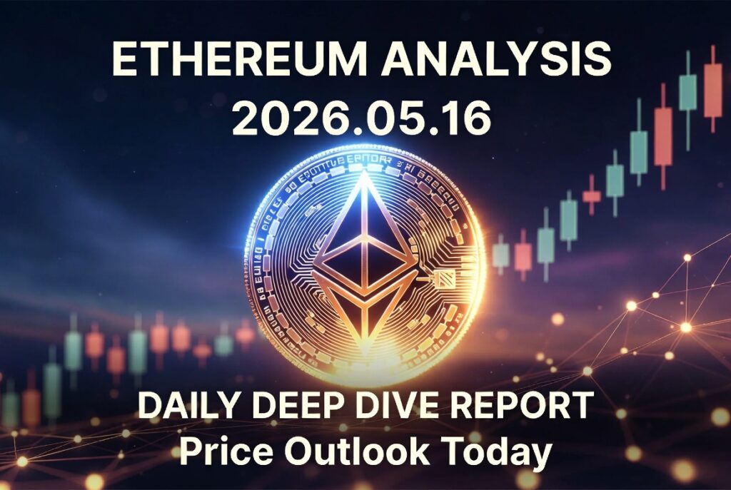 イーサリアム（ETH）価格予測 2026年5月16日｜最新オンチェーン・テクニカル分析と今日の展望