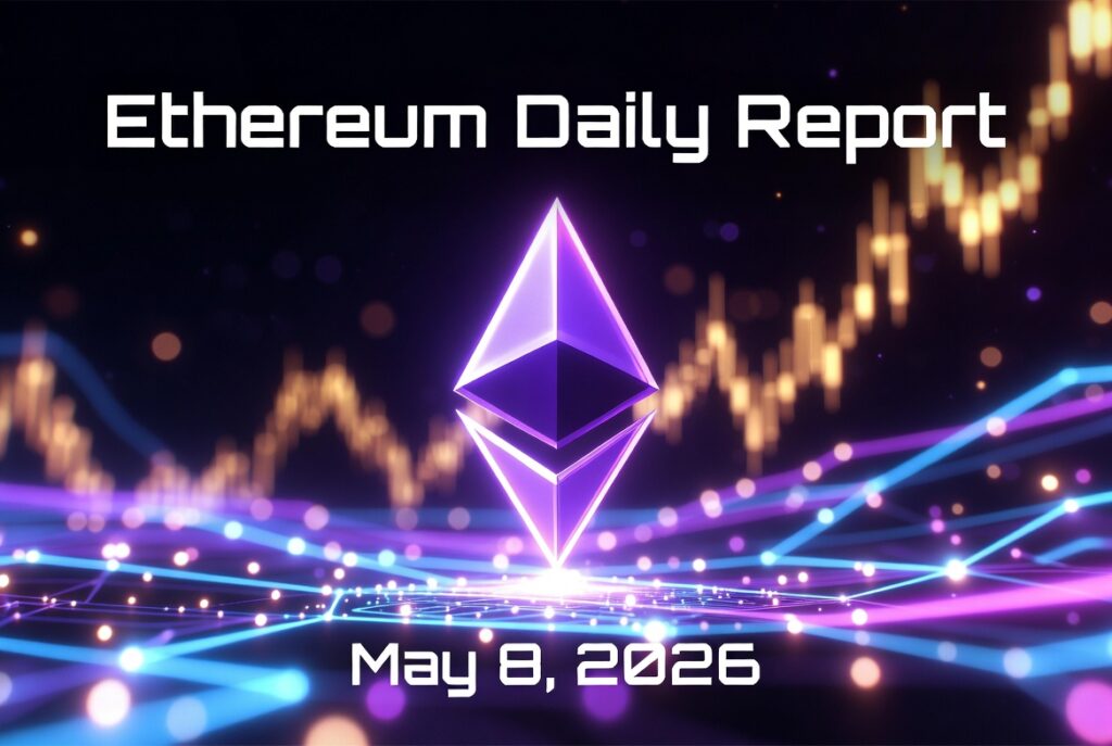 【2026年5月8日】イーサリアム（ETH）価格分析・予想｜ETF流入とオンチェーン指標から見る今日の展望