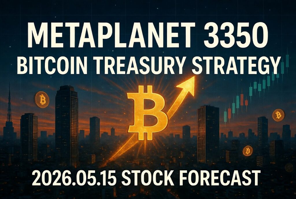 メタプラネット（3350）株価予想 2026年5月15日｜BTC保有量・決算・テクニカル分析と今日の見通し