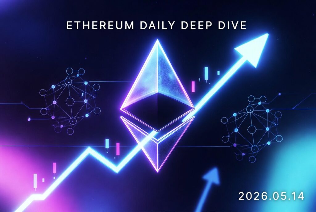 【2026年5月14日】イーサリアム（ETH）価格予想｜オンチェーン分析・テクニカル・ETF動向を徹底解説