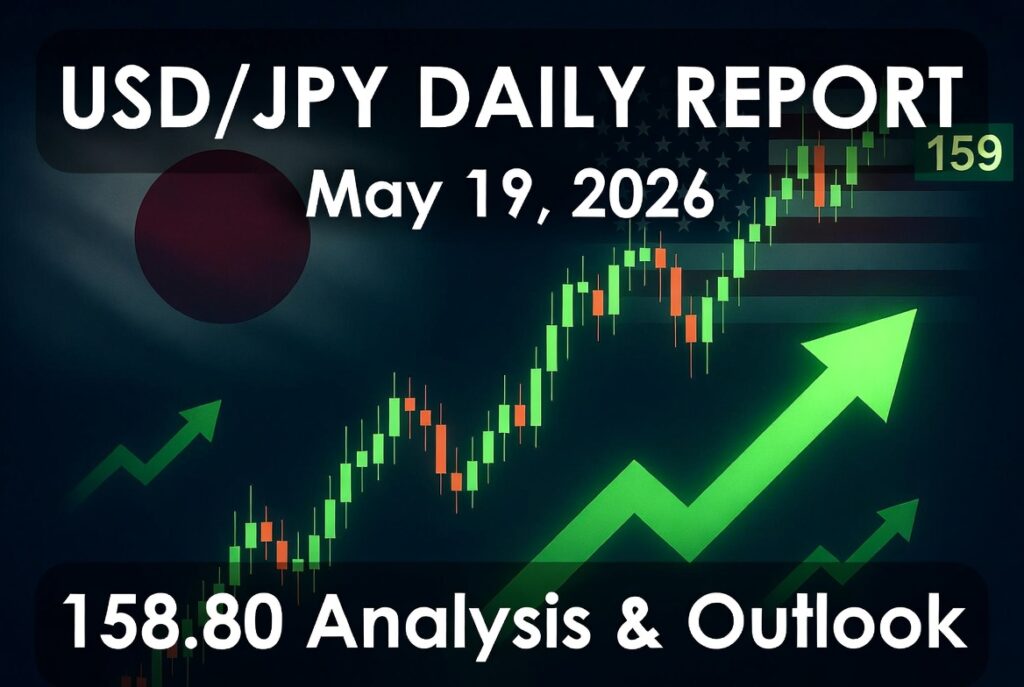 2026年5月19日 ドル円予想｜158円台の動きを初心者向けに徹底解説【今日の値動き予想付き】