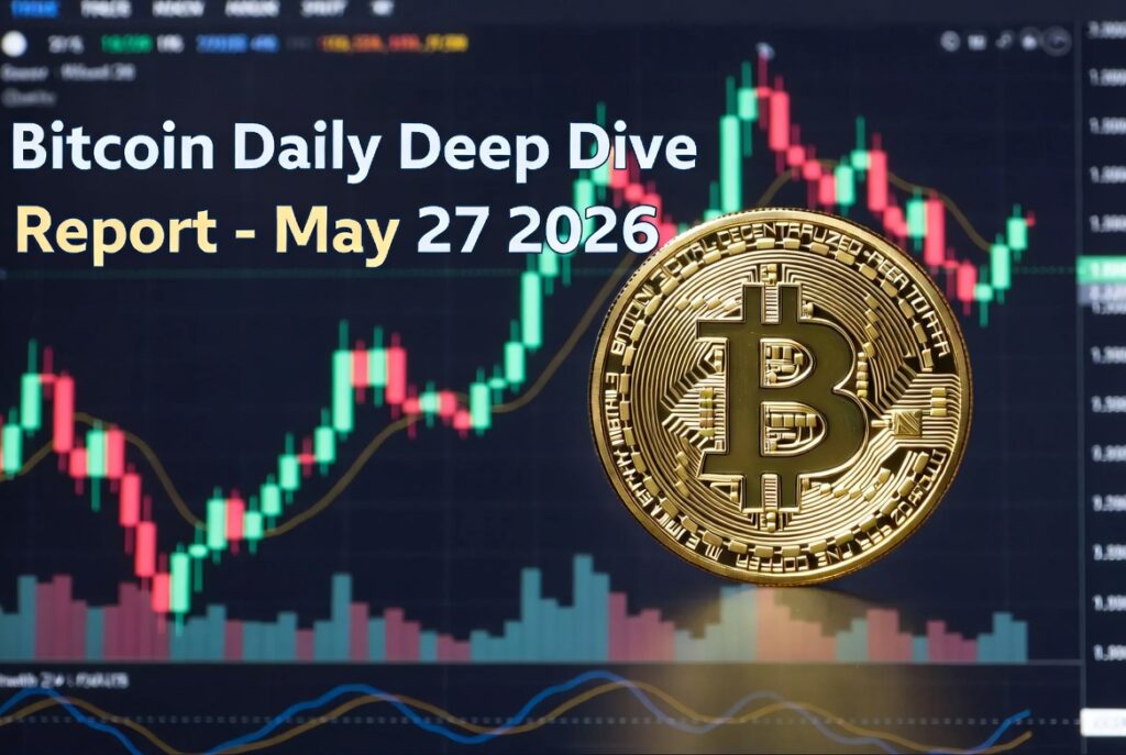 【2026年5月27日】ビットコイン膠着状態継続｜調整局面の価格レンジと重要ポイントを徹底分析