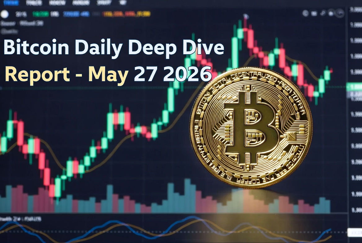 【2026年5月27日】ビットコイン膠着状態継続｜調整局面の価格レンジと重要ポイントを徹底分析