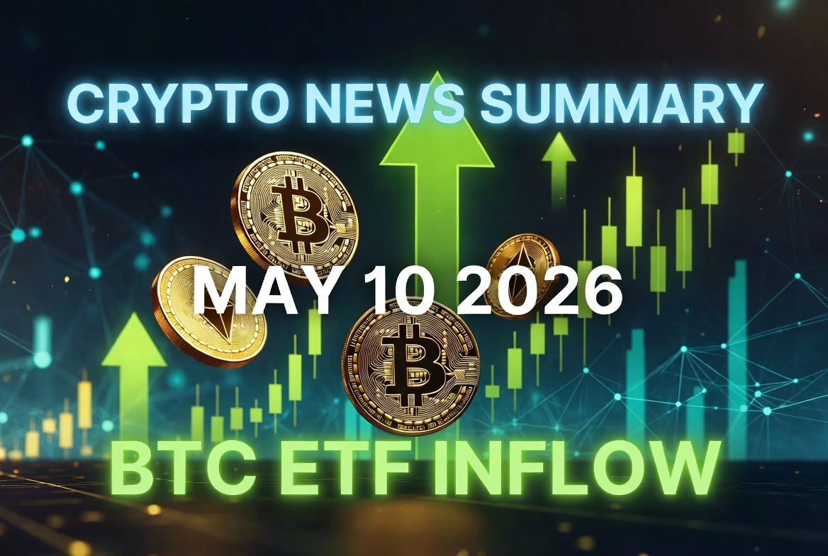 2026年5月10日 仮想通貨ニュースまとめ｜BTC ETF6週連続流入・Clarity Act上院審議決定