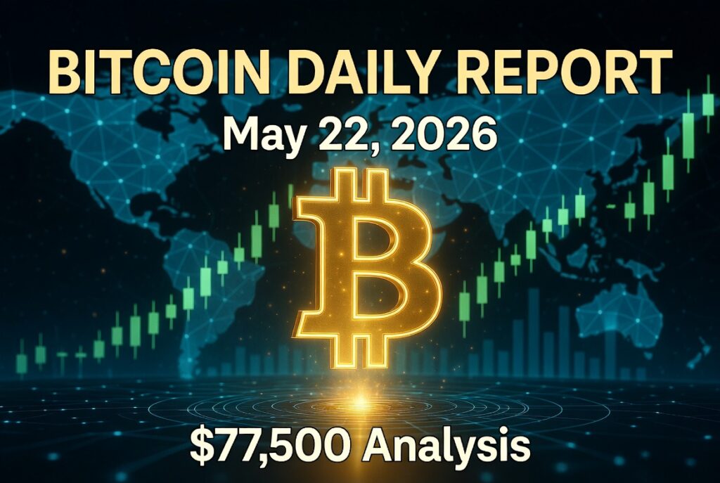2026年5月22日 ビットコイン価格分析｜FOMC通過後調整局面と今日のBTC予想レンジ