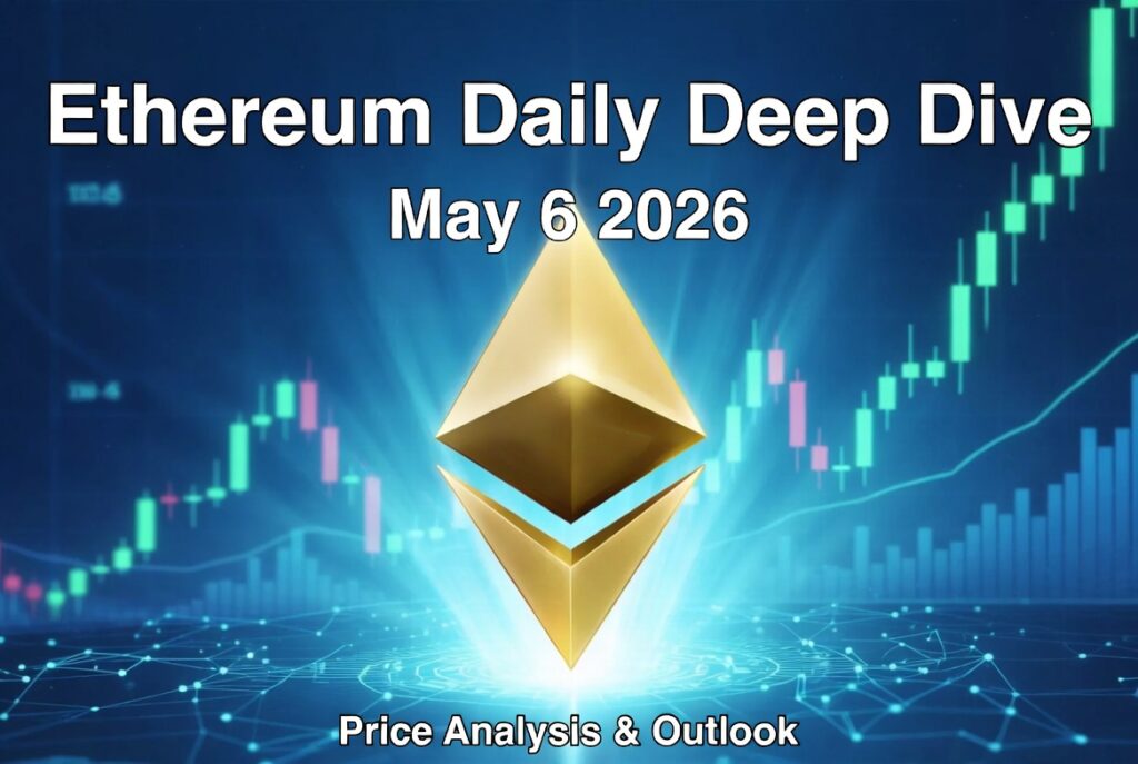 【2026年5月6日】イーサリアム（ETH）価格分析・今日の展望 | オンチェーン・テクニカル・ETF流入を徹底解説