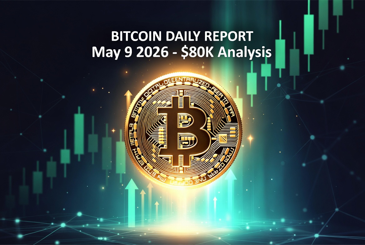 ビットコイン価格予想 2026年5月9日｜80,000ドル台で底堅い推移か？今日のレンジと注目ポイント