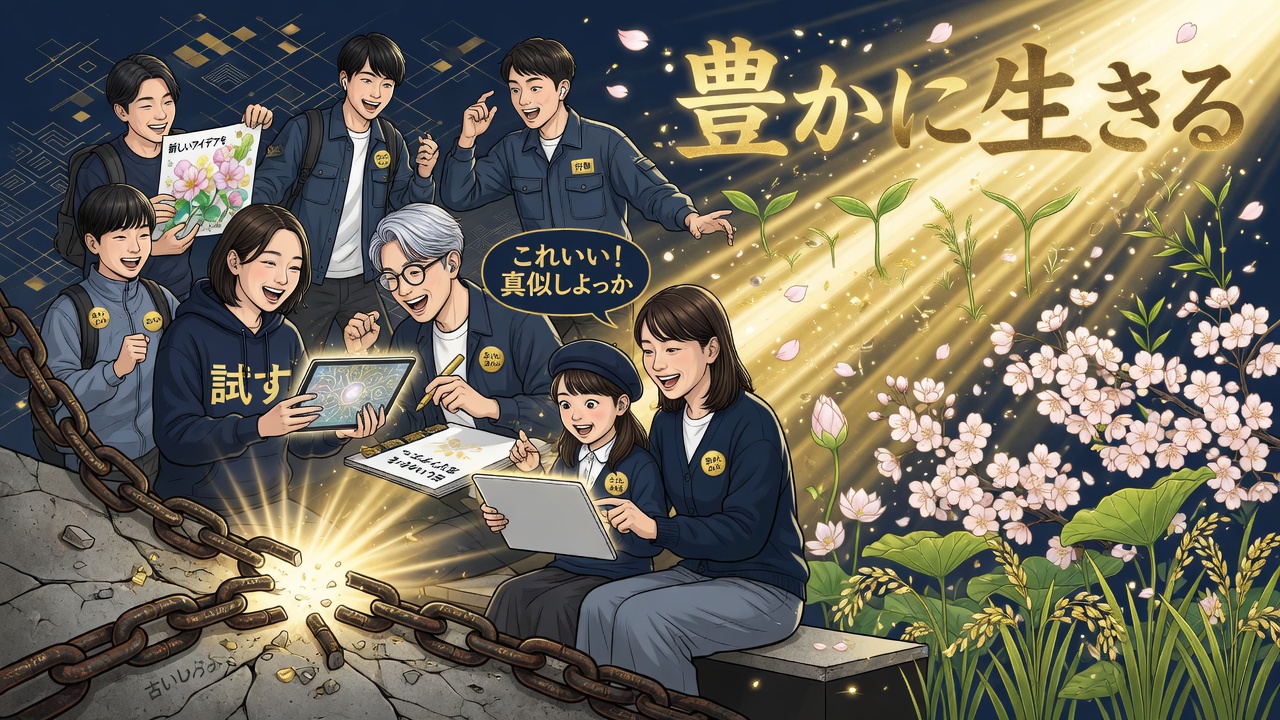 未来が輝かしいアップデートのイメージ
