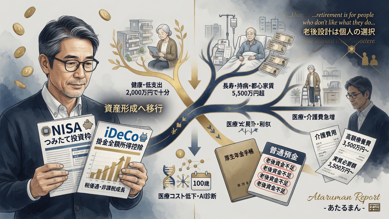 個人アクセシビリティ：日本人の老後設計との親和性イメージ
