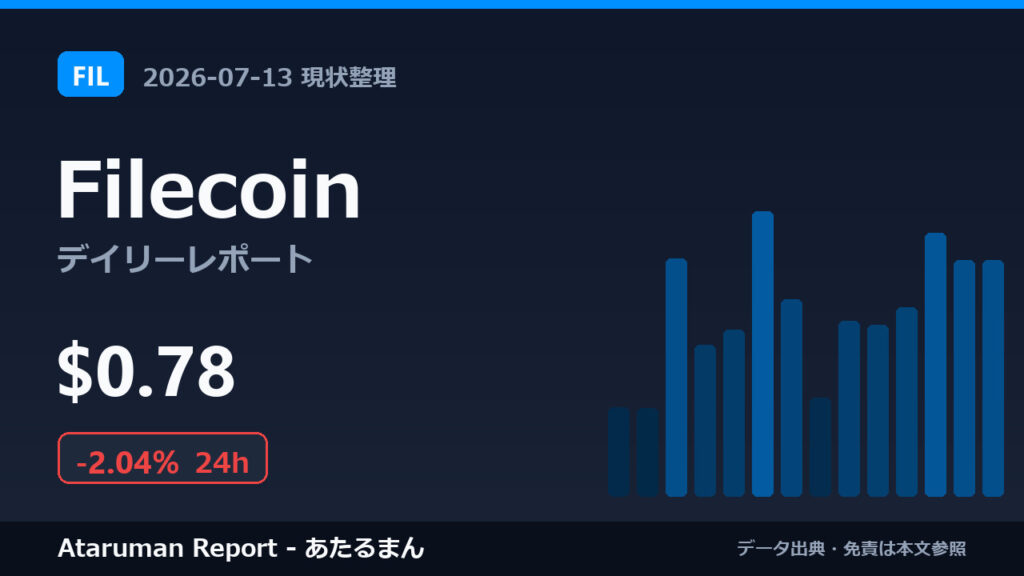 Filecoin 7/13 現状整理