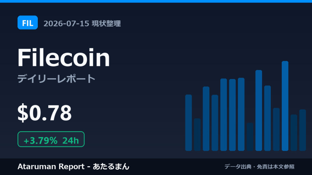 Filecoin 7/15 現状整理