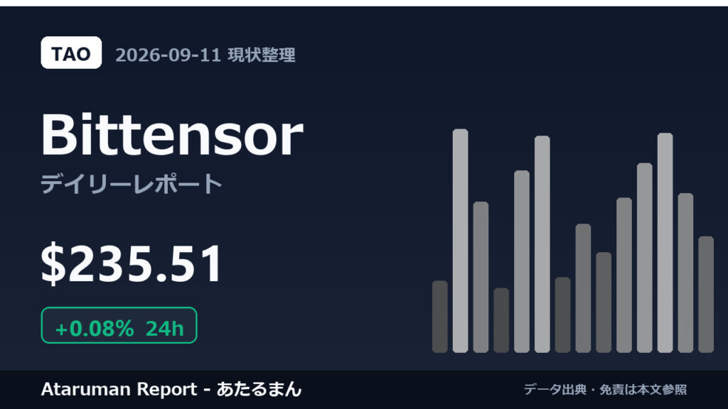 Bittensor 9/11 現状整理