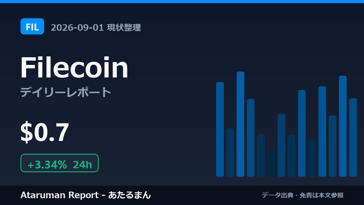 Filecoin 9/1 現状整理