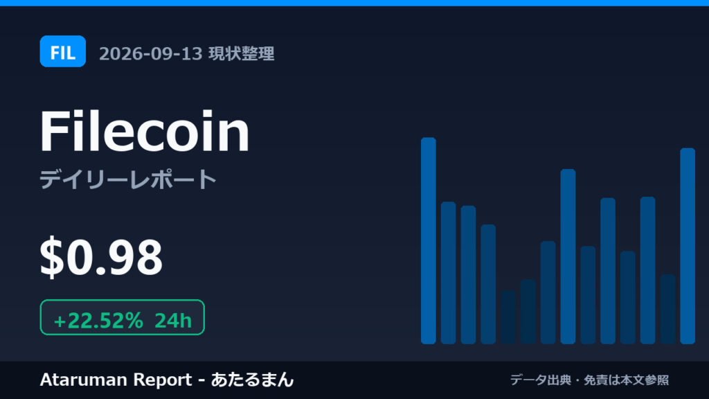 Filecoin 9/13 現状整理