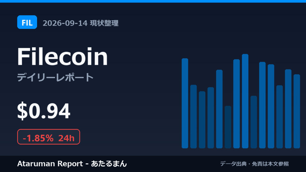 Filecoin 9/14 現状整理