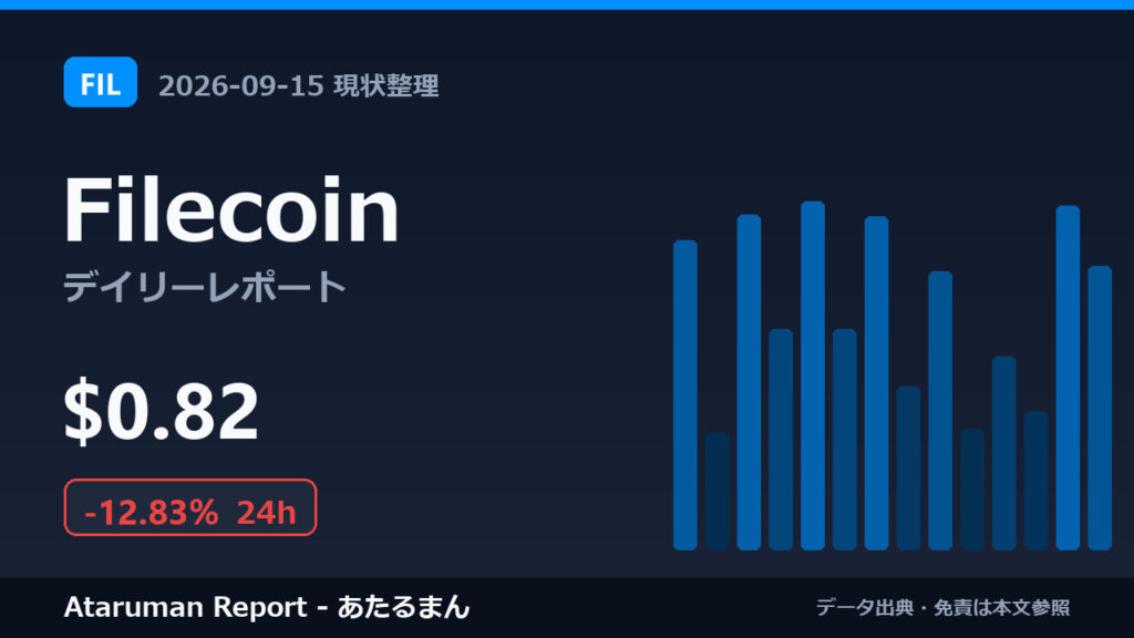 Filecoin 9/15 現状整理