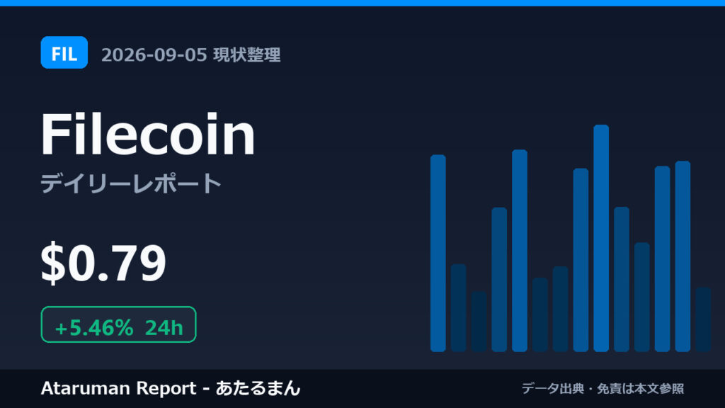 Filecoin 9/5 現状整理